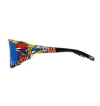 OCULOS CICLISMO ELLEVEN EL301 LENTE POLICARBONATO COLORS UV400 ARMAÇÃO COLORIDA