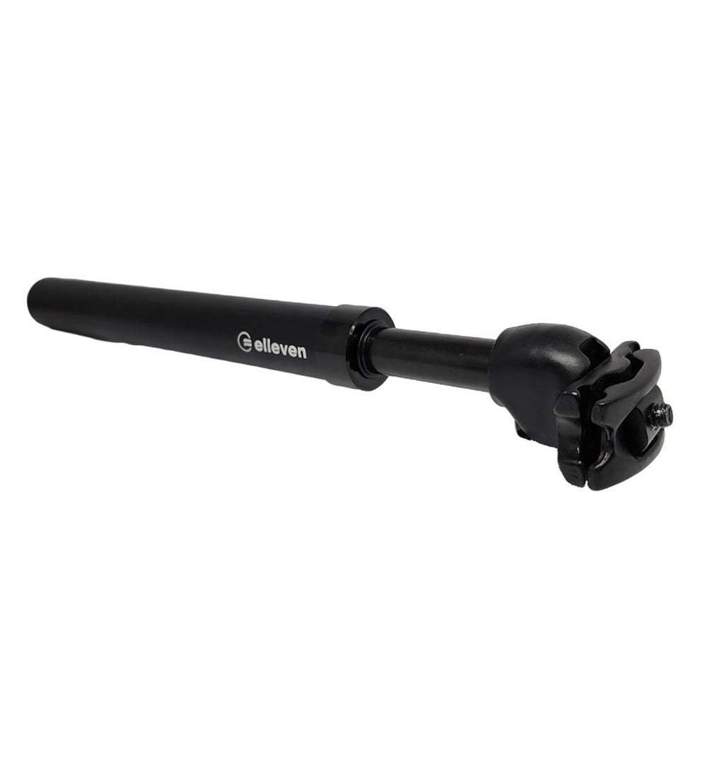 CANOTE ELLEVEN MTB C/ SUSP FORJADO T6 27.2 350MM RECUO 13MM - PRETO - 27.2mm