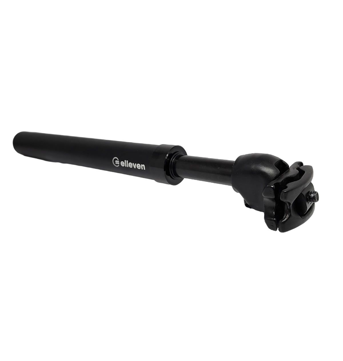 CANOTE ELLEVEN MTB C/ SUSP FORJADO T6 27.2 350MM RECUO 13MM - PRETO - 27.2mm