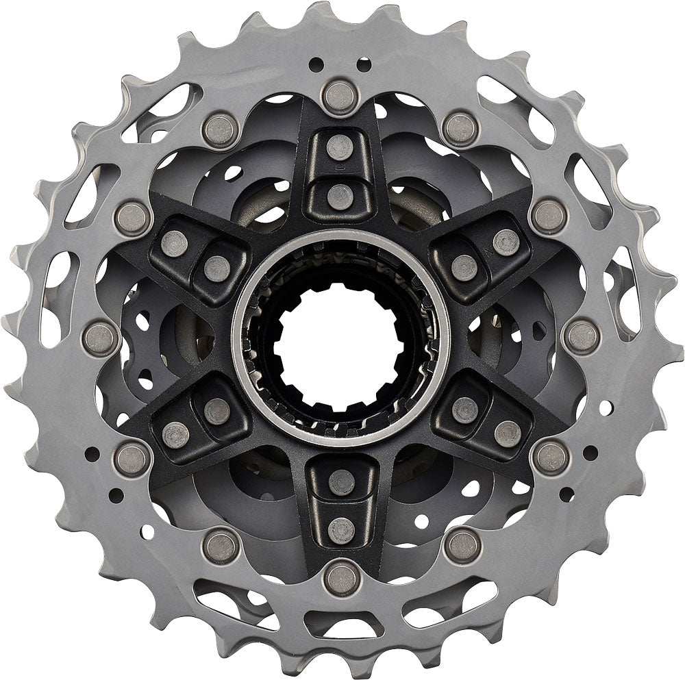 CASSETE 12V SHIMANO DURA ACE CS-R9200 TITÂNIO 11/30D (ICSR920012130) - CINZA