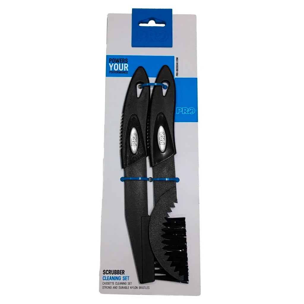 KIT ESCOVA SHIMANO PRO P/ LIMPEZA DE CASSETE (PR100335) - PRETO