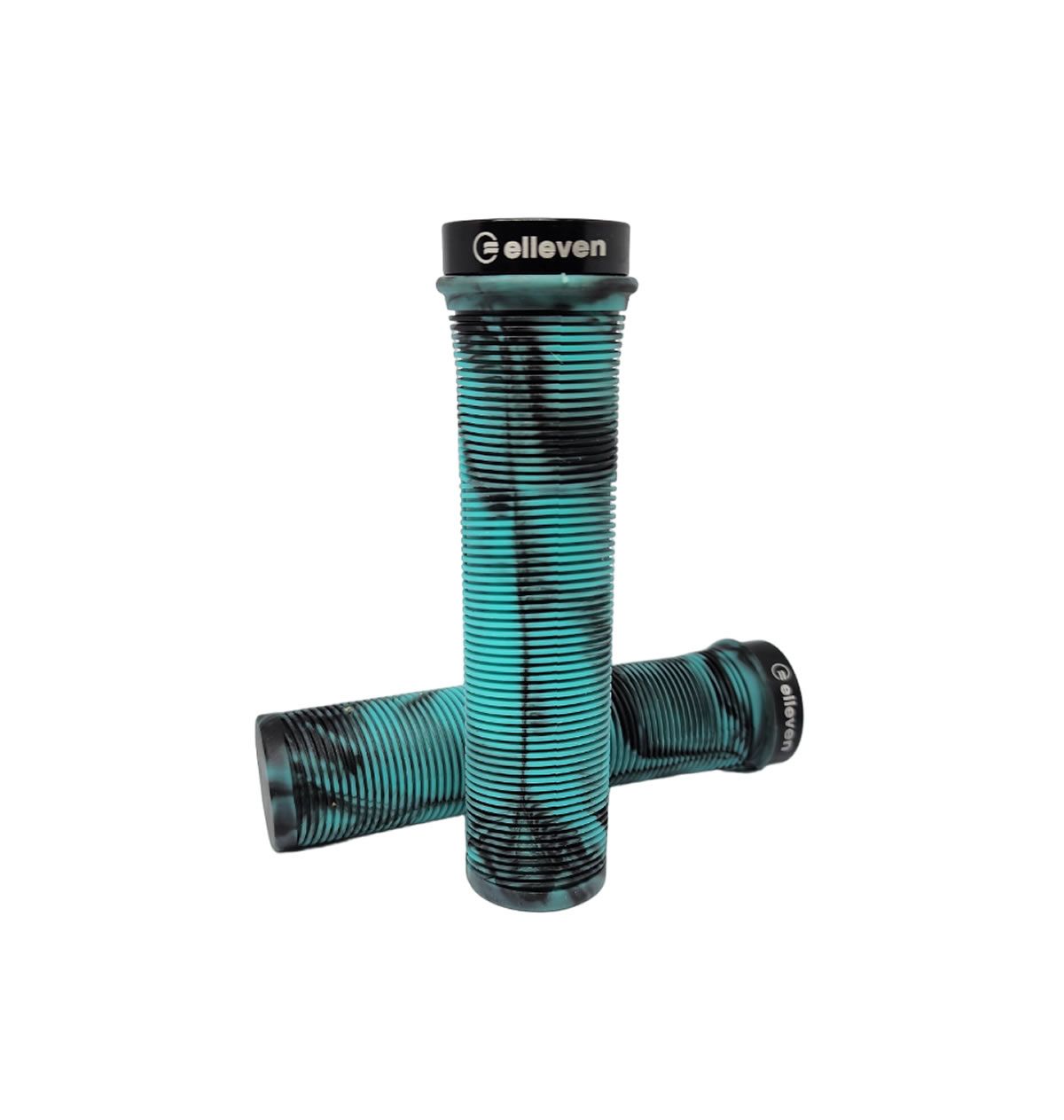 MANOPLA ELLEVEN MTB BORRACHA CAMUFLADA COM TRAVA 130MM
