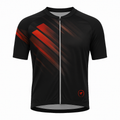 CAMISA CICLISMO TSW - PRETO;VERMELHO - M