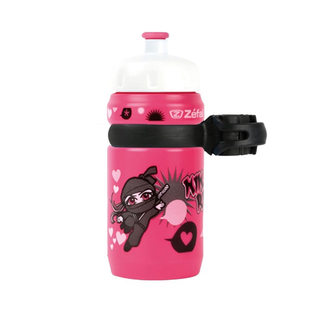 CARAMANHOLA ZEFAL NINJA RIDER 350ML C/ SUPORTE - ROSA