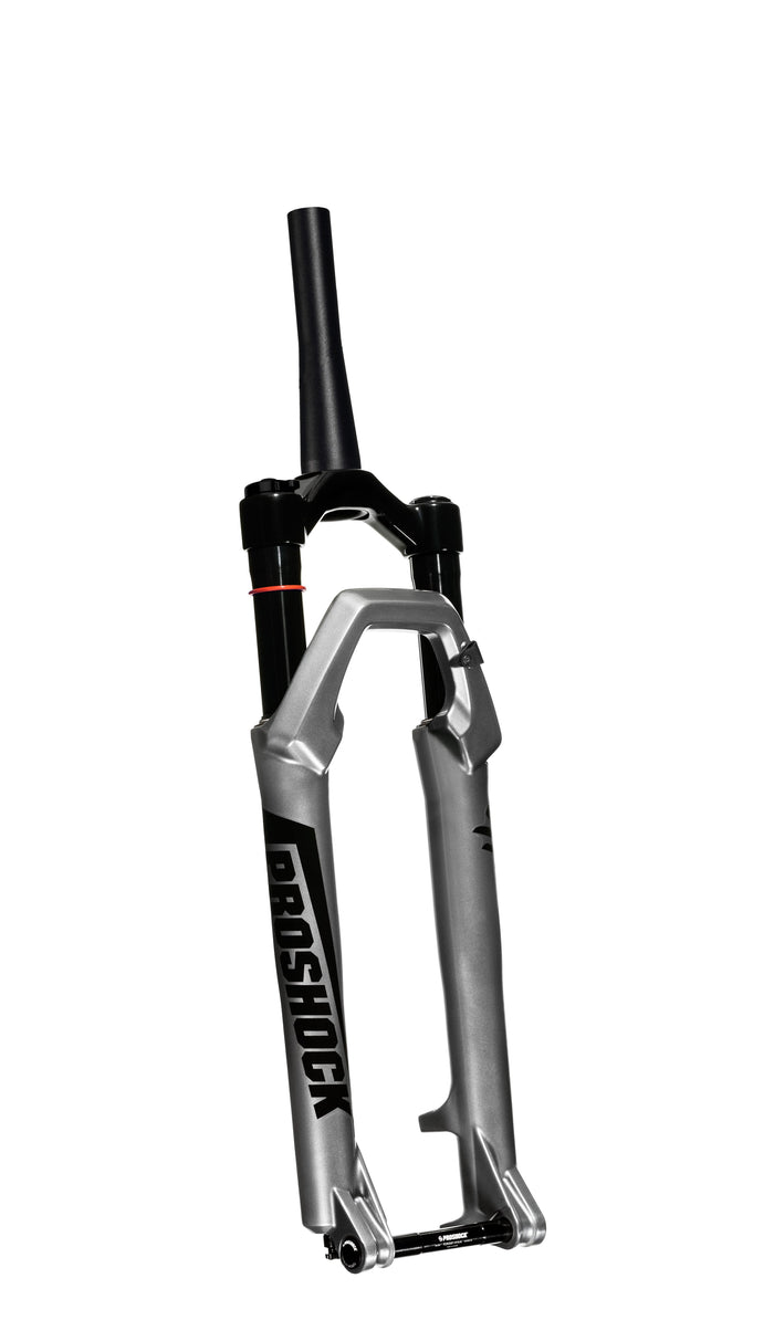 Suspensão Onix Trava No Crown Spider Aro 29 Tubo Tapered Eixo 15x100 Colors - Cinza metálica / Tapered / 100mm