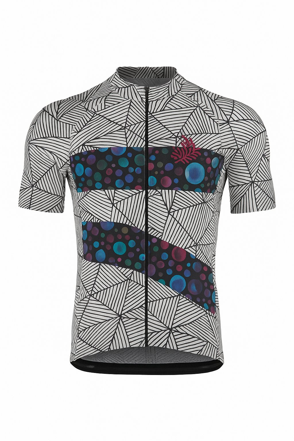CAMISA CICLISMO PHILIP DILIS FEMININA -GEOMETRICA - P