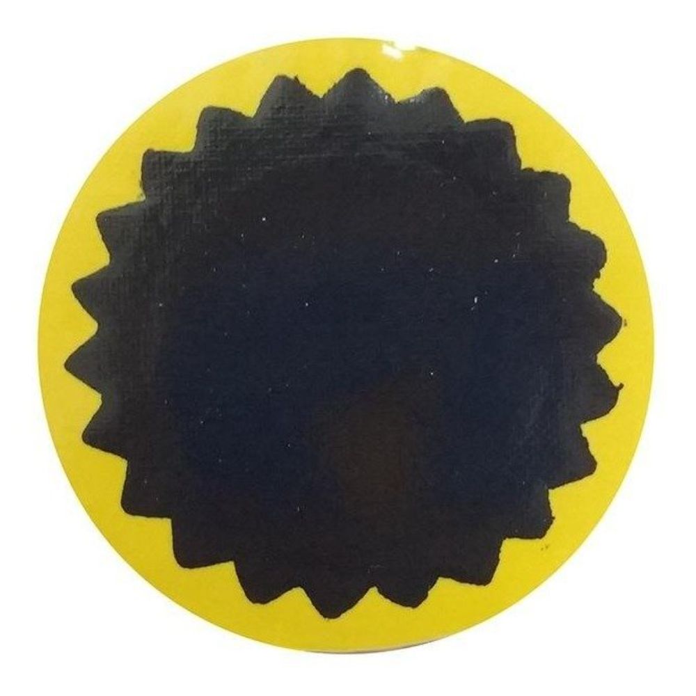 REMENDO VIPAL REDONDO GRANDE R-02 UNIDADE (50MM) - PRETO