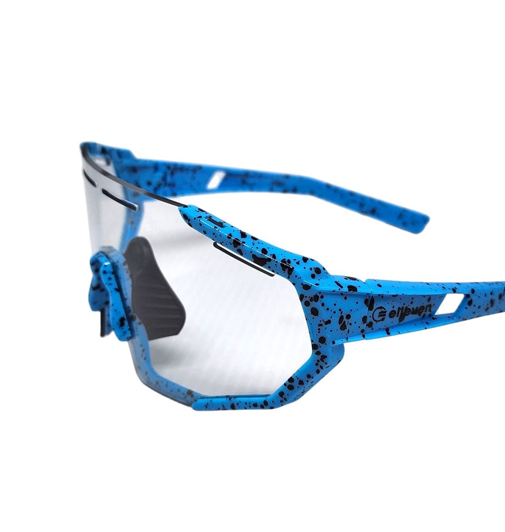 OCULOS CICLISMO KIDS ELLEVEN XQ547 LENTE FOTOCROMATICA AZUL