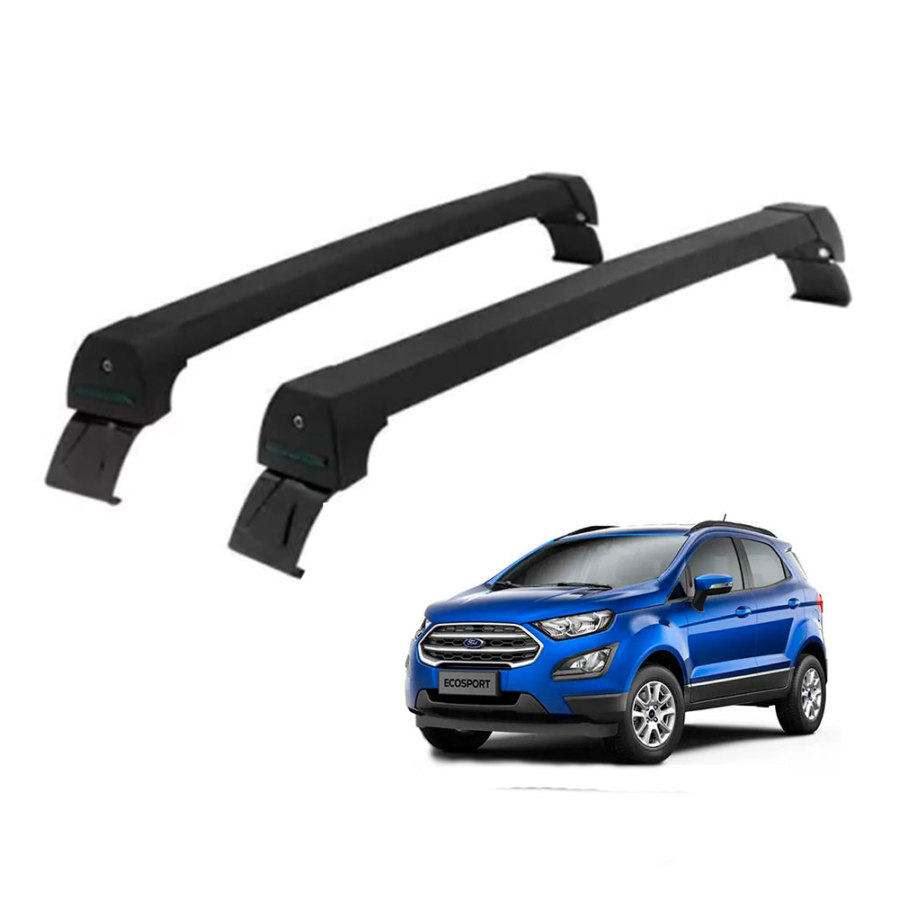 RACK LONG LIFE SPORT ALUM. PRETO P/ FORD ECOSPORT S/ LONG. 2013 EM DIANTE (PECO)
