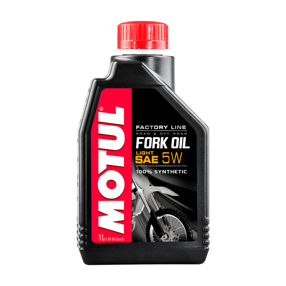 OLEO LUBRIFICANTE MOTUL FACTORY LINE LIGHT 5W PARA SUSPENSÃO 1 Litro