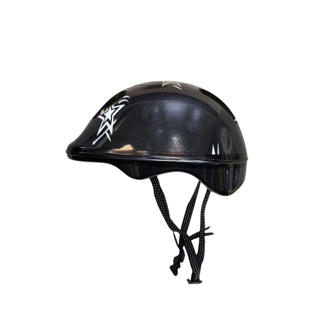 CAPACETE ELLEVEM MTB INFANTIL BASIC TAM. ÚNICO - PRETO