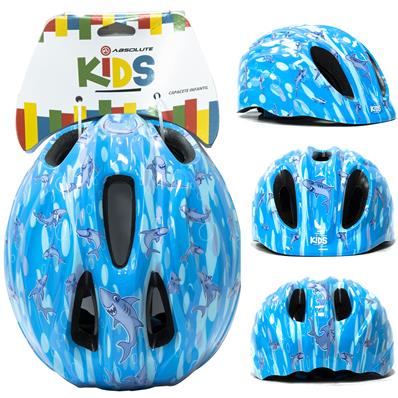 CAPACETE ABSOLUTE KIDS DANCE TUBARÃO AZUL
