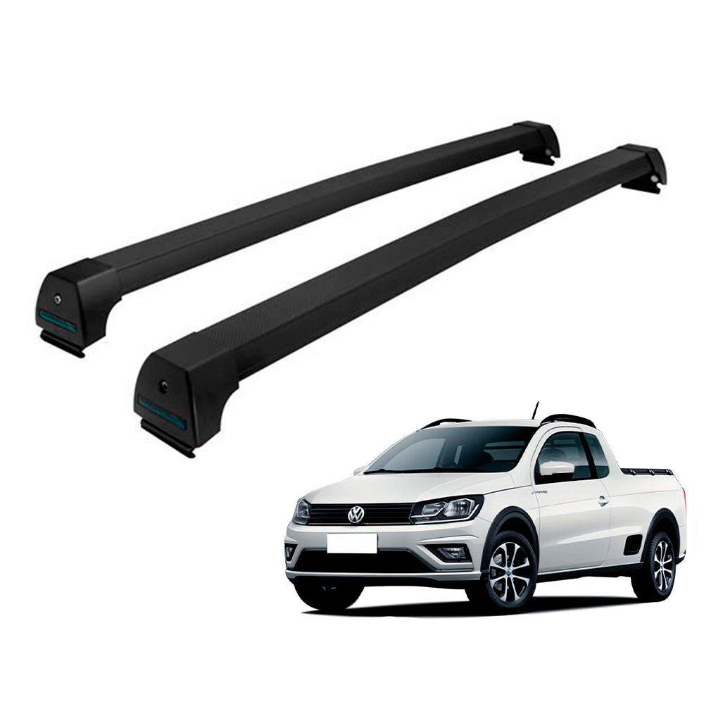 RACK DE TETO LONG LIFE SPORT ALUM. P/ SAVEIRO G7  A PARTIR DE 2009 FIXA NO FRISO (PG-5)
