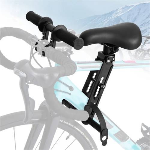 CADEIRINHA AUXILIAR INFANTIL PARA BICICLETA COM SELIM E MINI GUIDÃO