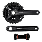 PEDIVELA SHIMANO 9V ALTUS MT210 HOLLOWTECH C/CAIXA 22/30/40 (AFCMT2103EB002CL) - PRETO