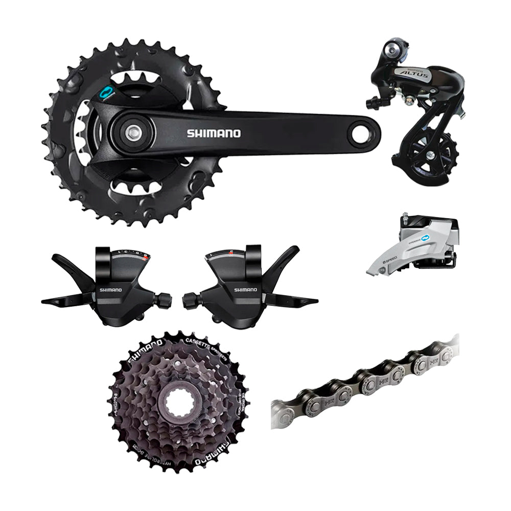 KIT TRANSMISSÃO SHIMANO ALTUS M310 DUPLO 16V