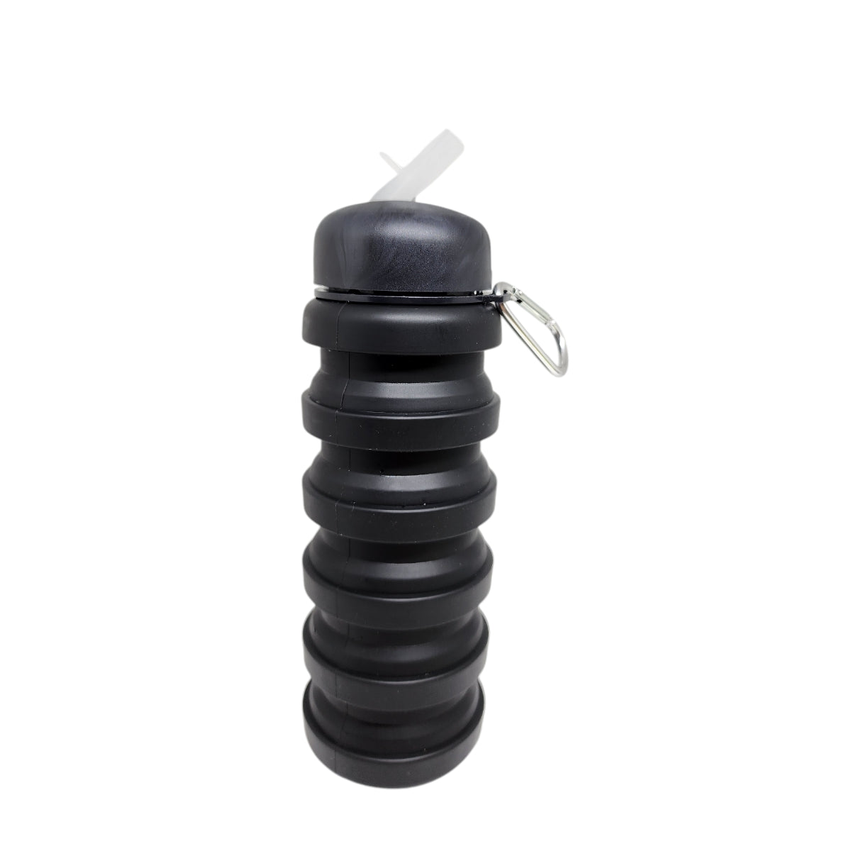 CARAMANHOLA ELLEVEN GARRAFA HIDRATAÇÃO 480ML SILICONE RETRÁTIL PRETA