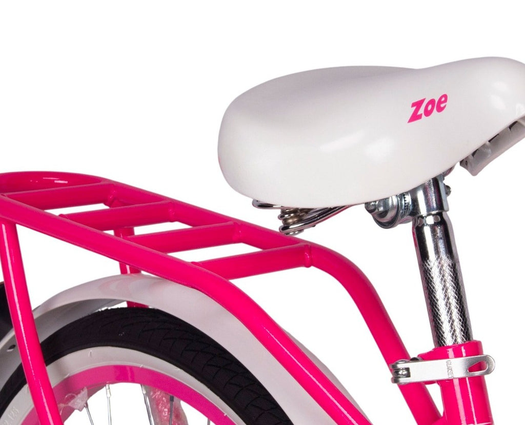 Bicicleta Aro 24 Pro-X Zoe Retrô Rosa Neon