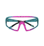 ÓCULOS CICLISMO ELLEVEN EL300 LENTE FOTOCROMÁTICA UV400 ROSA/VERDE