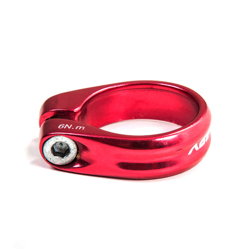 Abraçadeira de Selim Absolute AT161 31,8 mm com Parafuso - Vermelho