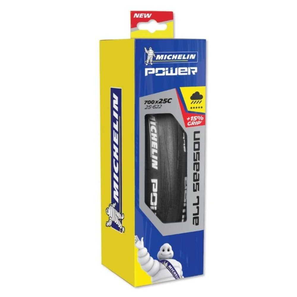 PNEU 700X25 MICHELIN POWER ALL SEASON COMPETITION KEVLAR - PRETO