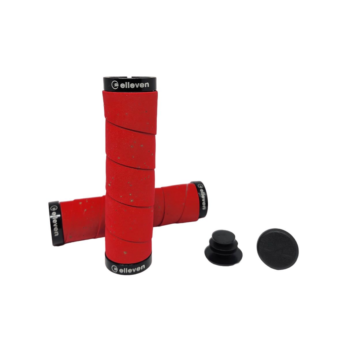 MANOPLA ELLEVEN MTB EM EVA COM TRAVA 130MM PRETA