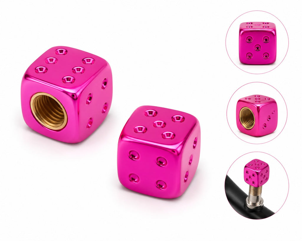 TAMPA DE VALVULA DADO ANODIZADO PAR