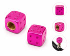 TAMPA DE VALVULA DADO ANODIZADO PAR