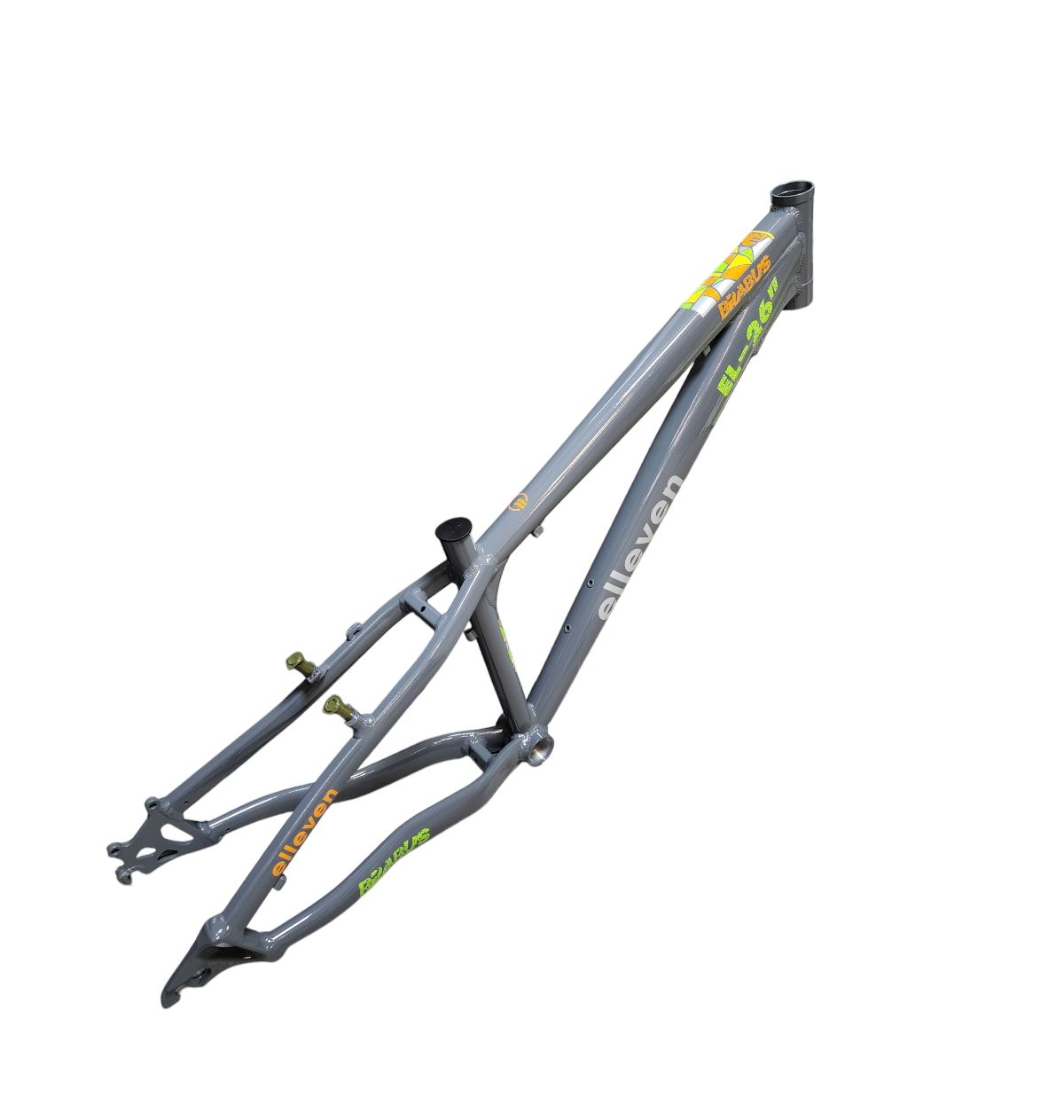 QUADRO ELLEVEN BRABUS FREERIDE 26X13,5 CINZA/VERDE/LARANJA