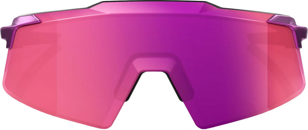 OCULOS 100% AEROCRAFT - GLOSS PURPLE CHROME - PURPLE MULTILAYER MIRROR