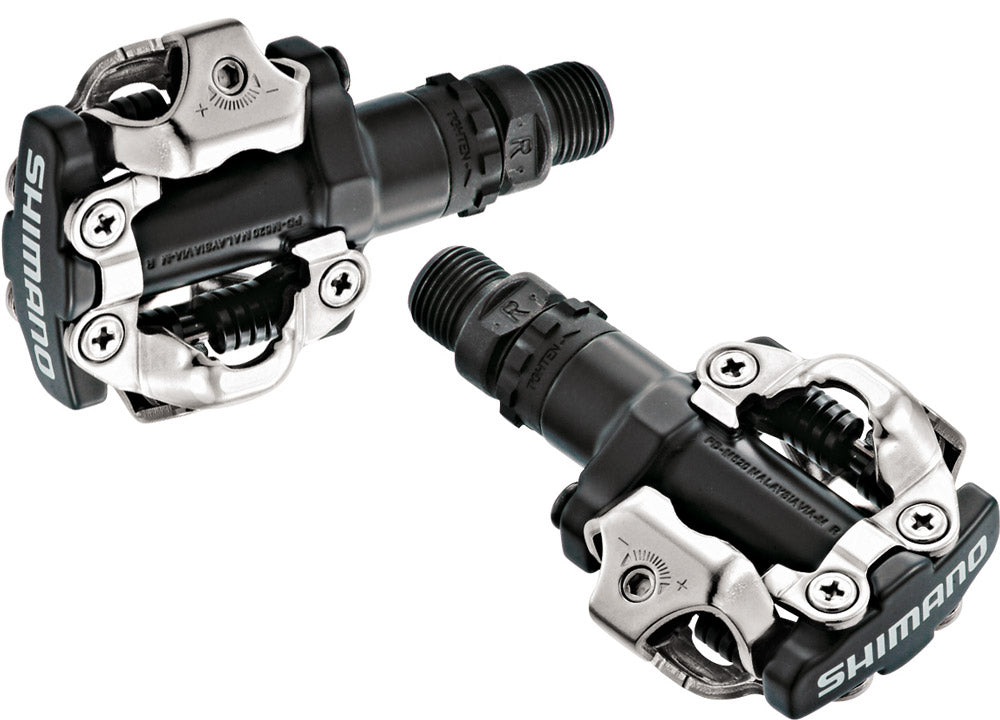 PEDAL 9/16 CLIP SHIMANO M520 COM TAQUINHOS - PRETO
