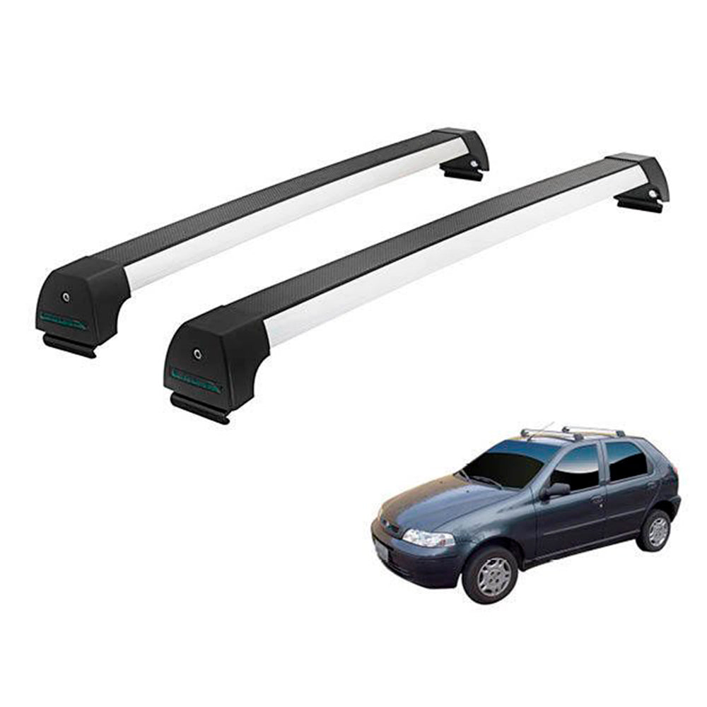 RACK DE TETO LONG LIFE SPORT ALUM. P/ FIAT PALIO 4 PORTAS EXCETO NOVO PALIO (AFP-4)