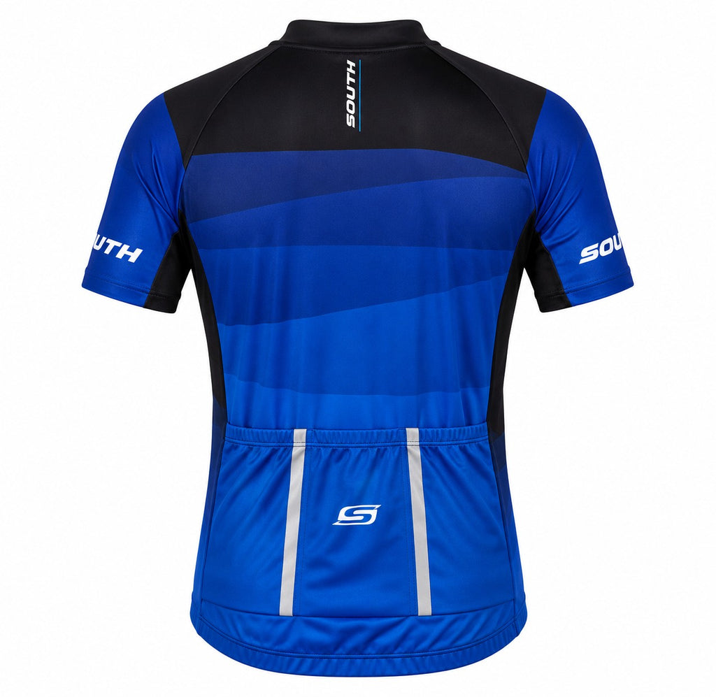Camisa Ciclismo Refactor South Preto/Azul