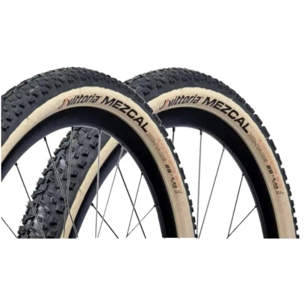 2 Pneus 29x2.25 Vittoria Mezcal Tubeless 4c Graphene 2.0