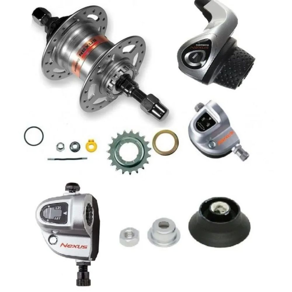 CUBO 36F SHIMANO NEXUS 3 VELOCIDADES (KIT COMPLETO ESG3R40) (ESG3R40KITA) - PRATA