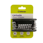 CANIVETE ELLEVEN 16 FUNÇÕES C/ ALLEN 2,5/3/4/5/6/8 - PRETO