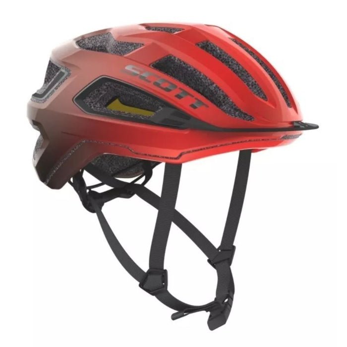 CAPACETE SCOTT ARX PLUS (CE) MIPS - VERMELHO/PRETO / P