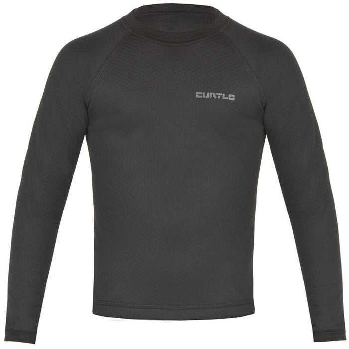 BLUSA CURTLO T.SHIRT THERMO SKIN INFANTIL - PRETO / 4 Anos