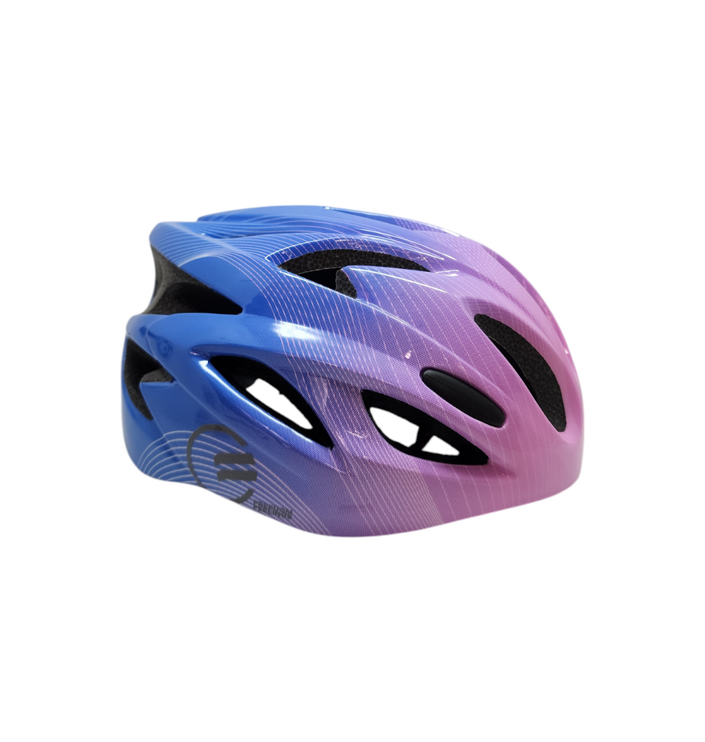 CAPACETE ELLEVEN KIDS INMOLD PREMIUM S 49-54 AZUL ROXO