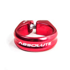 ABRAÇADEIRA DE QUADRO ABSOLUTE 31.8 C/ PARAFUSO - VERMELHO - 31.8mm