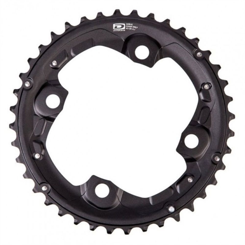 COROA 38D SHIMANO DEORE M615 (Y1P098020) - PRETO