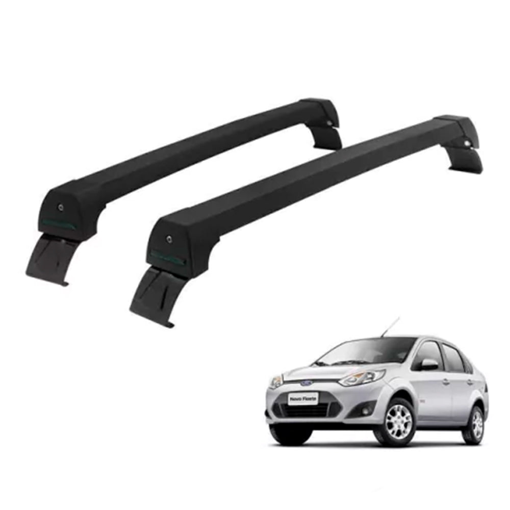 RACK LONG LIFE SPORT ALUM. PRETO P/ FORD FIESTA SEDAN - 2005 À 2014 BAIANO (PFHS)