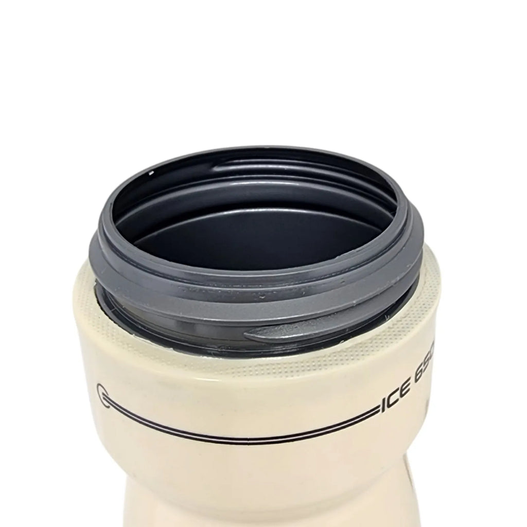 GARRAFA CARAMANHOLA ELLEVEN ISOTERMICA 650ML CINZA/BEGE