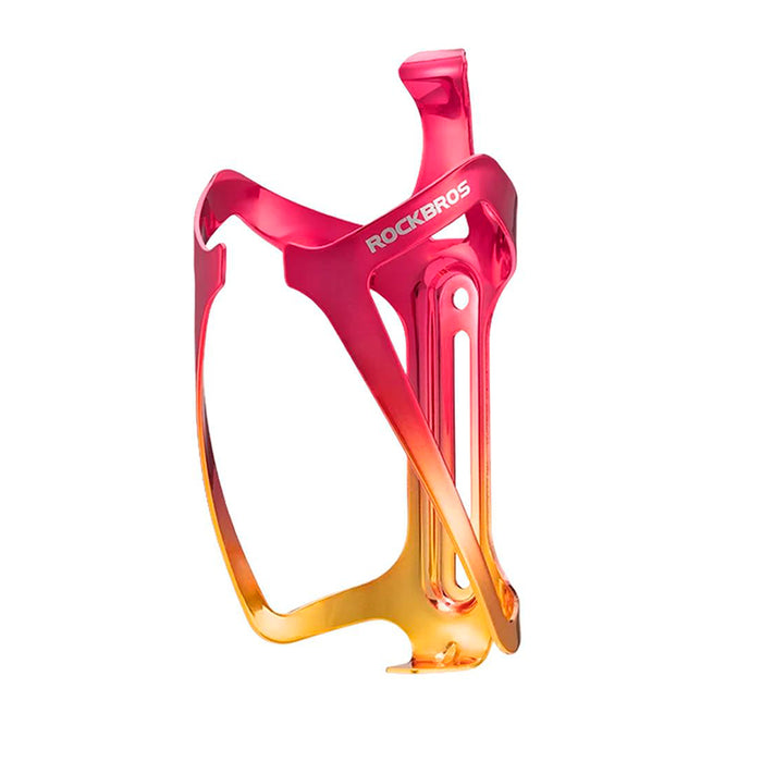 Suporte para Caramanhola RockBros Gradient Bicolor em Alumínio - VERMELHO/AMARELO