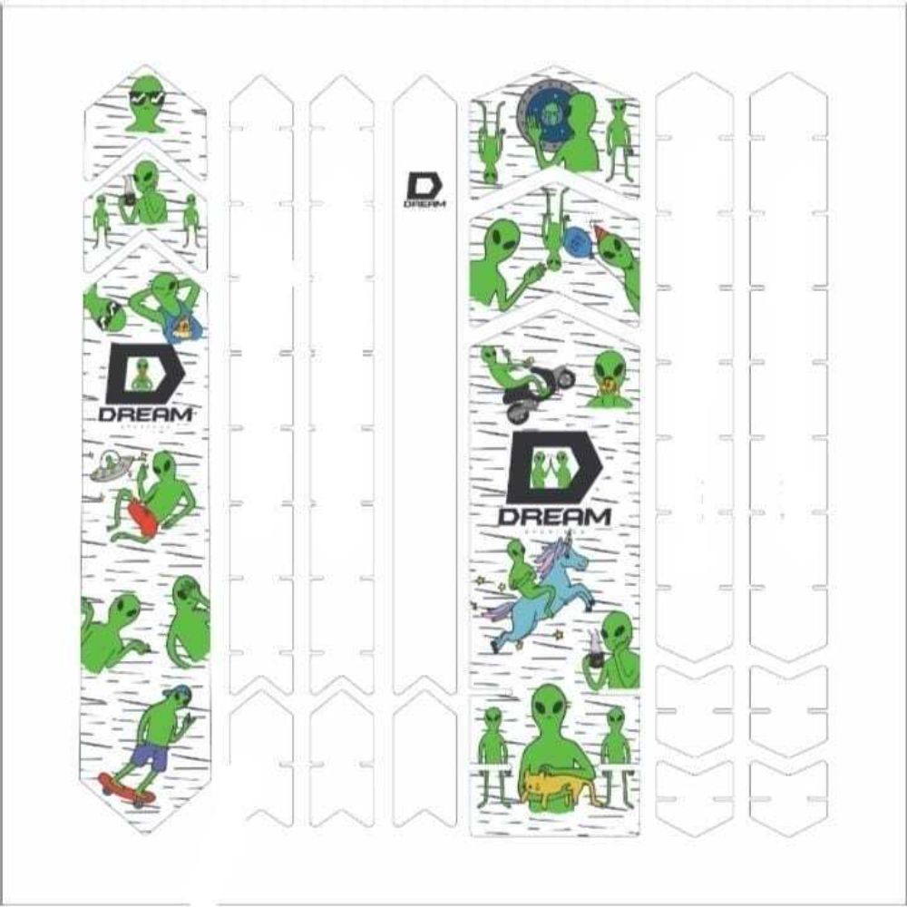 KIT ADESIVO DREAM PROTECTOR PARA QUADRO C/ 7 PEÇAS ALIEN - TRANSPARENTE