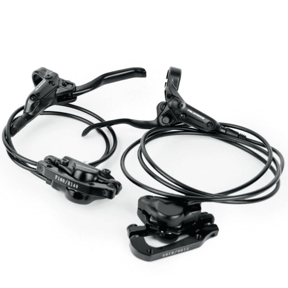 FREIO DISCO VELOFORCE HIDRÁULICO C/ FLUIDO MINERAL (PAR) - PRETO