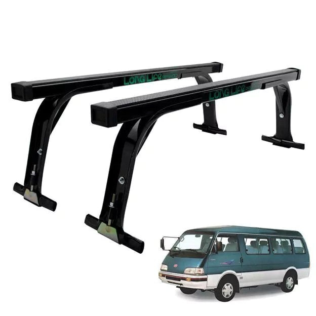 RACK DE TETO LONG LIFE AÇO P/ PESADO ( KOMBI (TODAS) / TOYOTA / BESTA / TOPIC (ASIA MOTORS)) – BARRA 1600 MM ALTURA 270