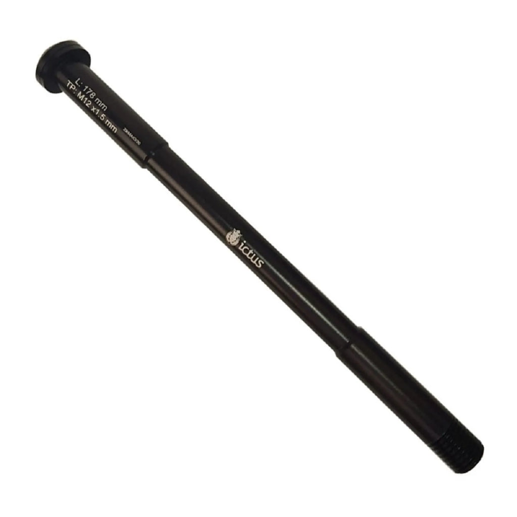 EIXO PASSANTE ICTUS 12MM TRASEIRO C/ ARRUELA (L:178MM TP: M12x1,00MM) - PRETO