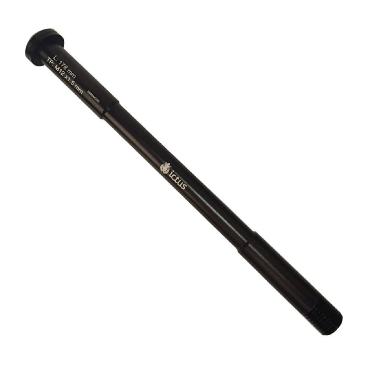 EIXO PASSANTE ICTUS 12MM TRASEIRO C/ ARRUELA (L:178MM TP: M12x1,00MM) - PRETO