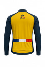 CAMISA CICLISMO MANGA LONGA LE COQ SPORTIF NEW ELITE TRI SLEEVE AMARELO - M